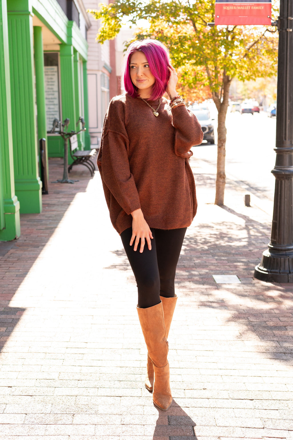 Falling Leaves Sweater [MULTIPLE COLORS]