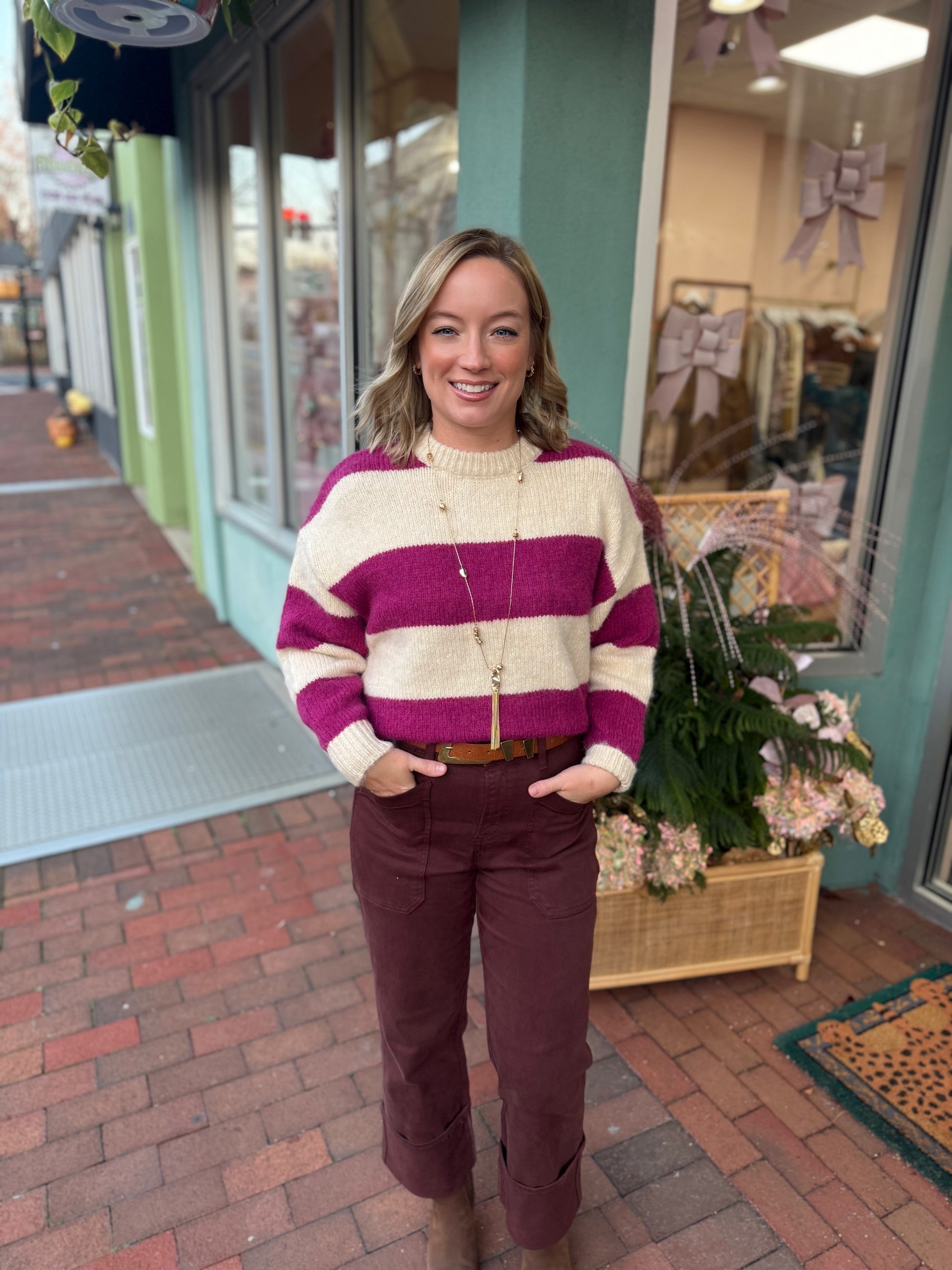 Sass & Class Stripe Sweater