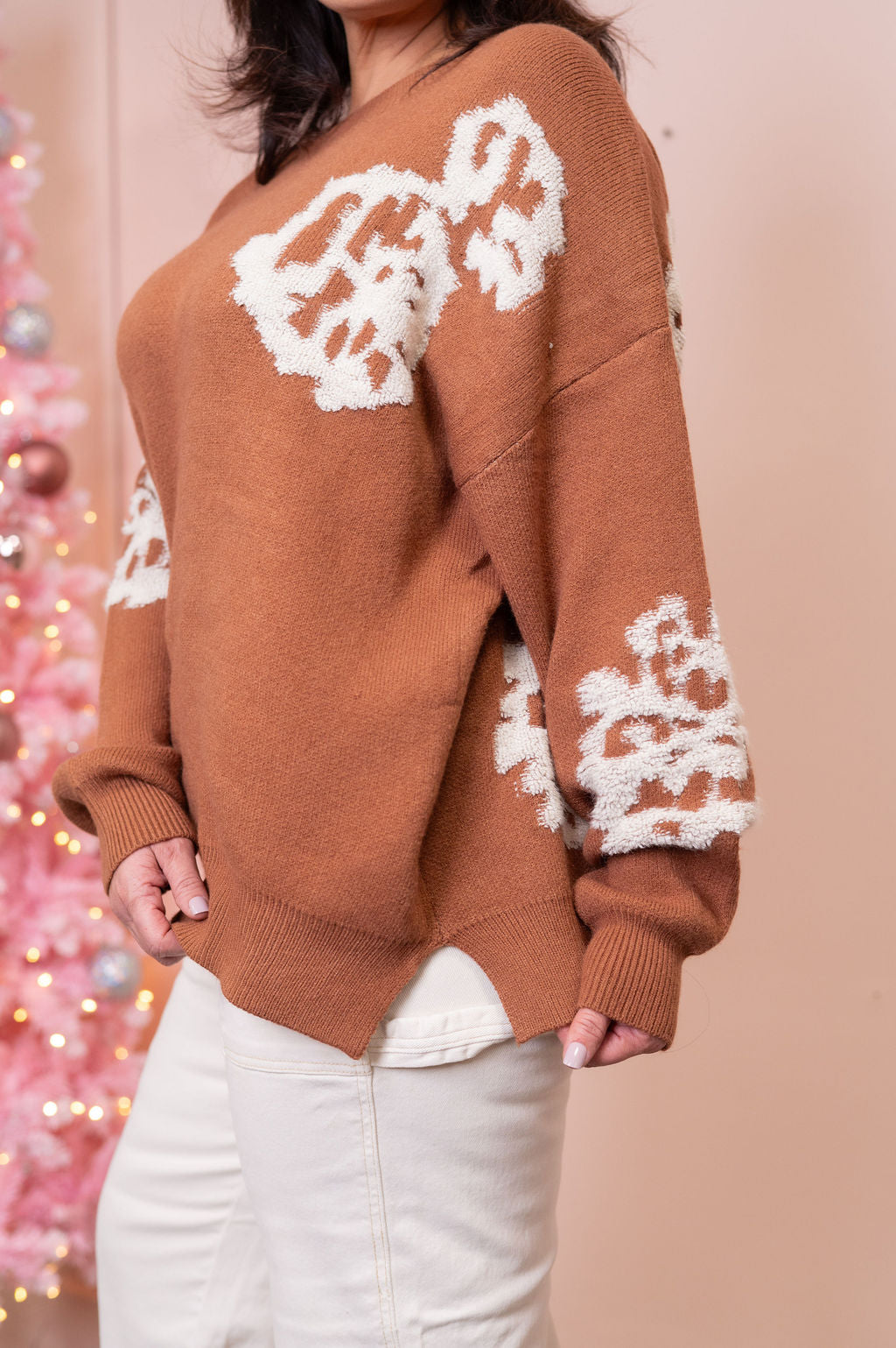 Work To Play Floral Sweater [MULTIPLE COLORS]