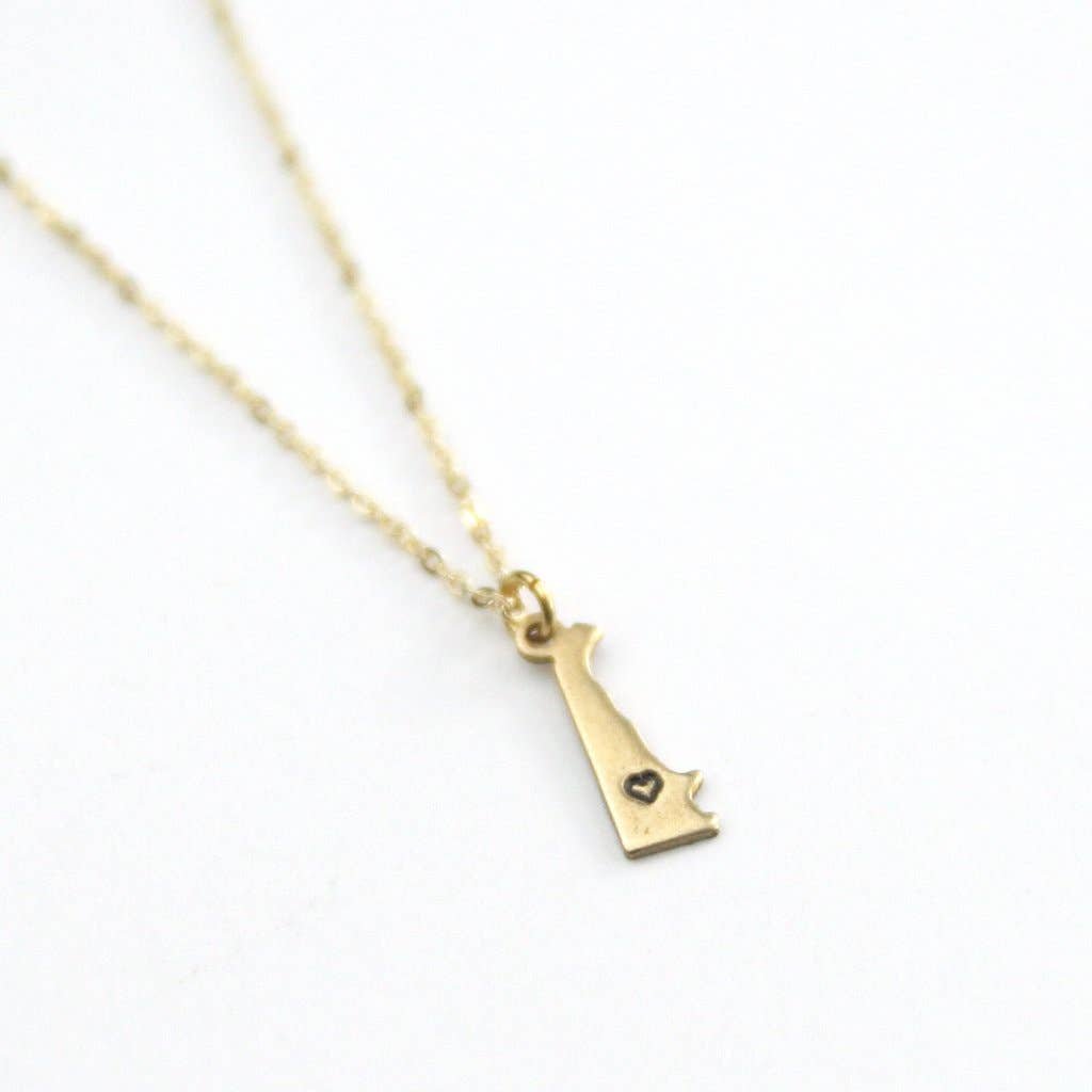 Delaware|Custom Heart Necklace