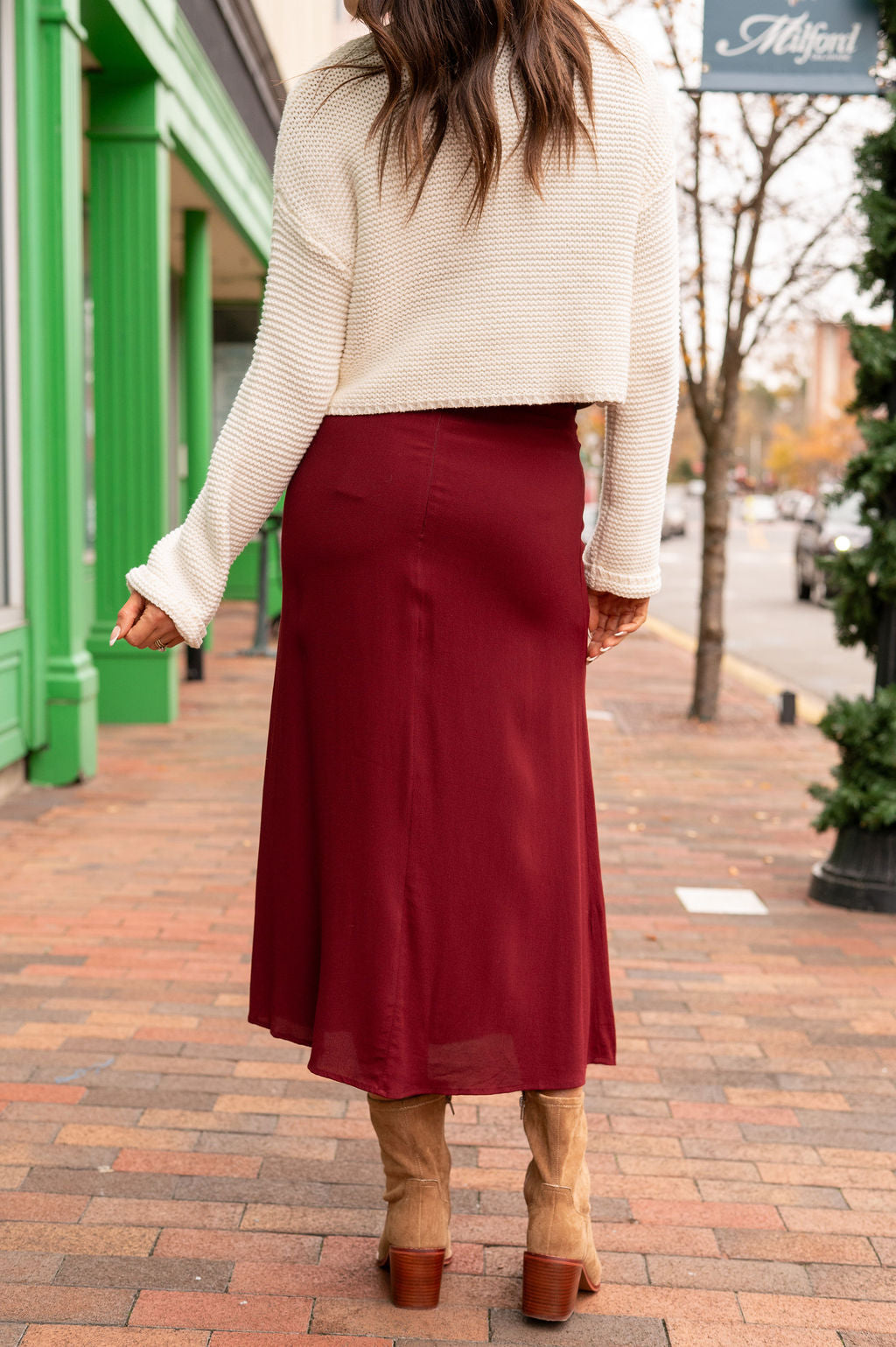 Sleigh Season Midi Skirt