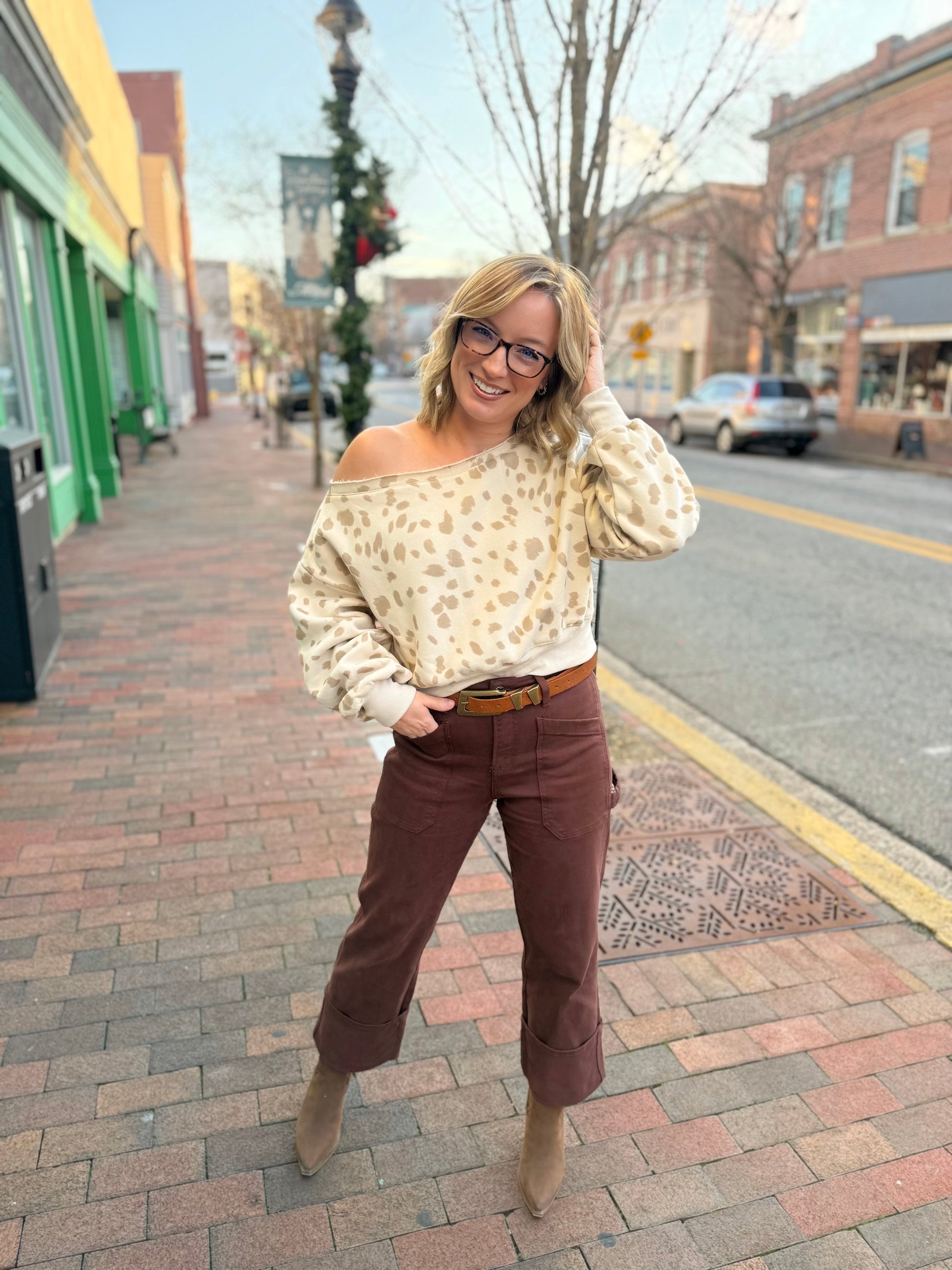 Simple Pleasures Leopard Top [MULTIPLE COLORS]