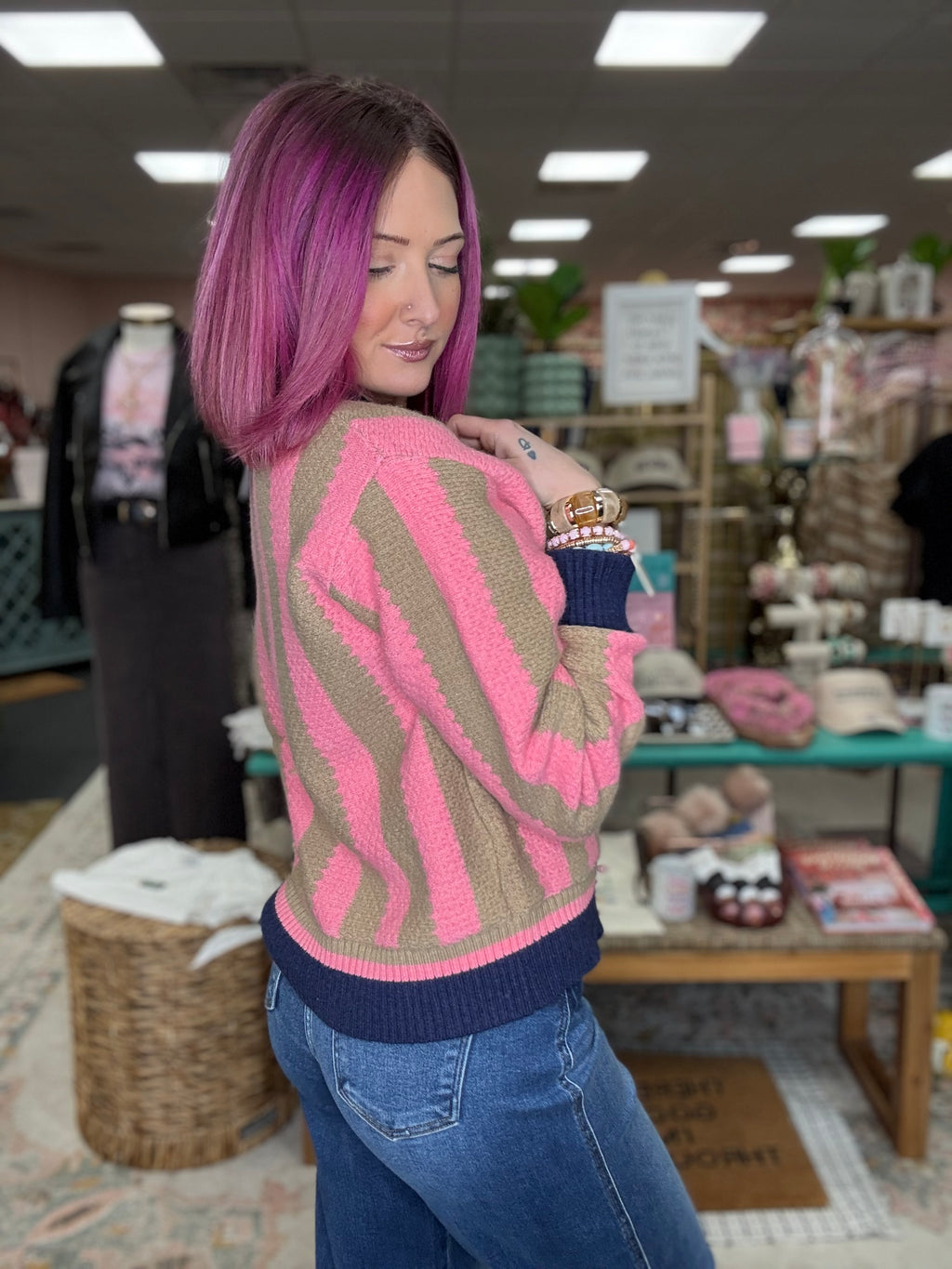 Retro Stripe Sweater