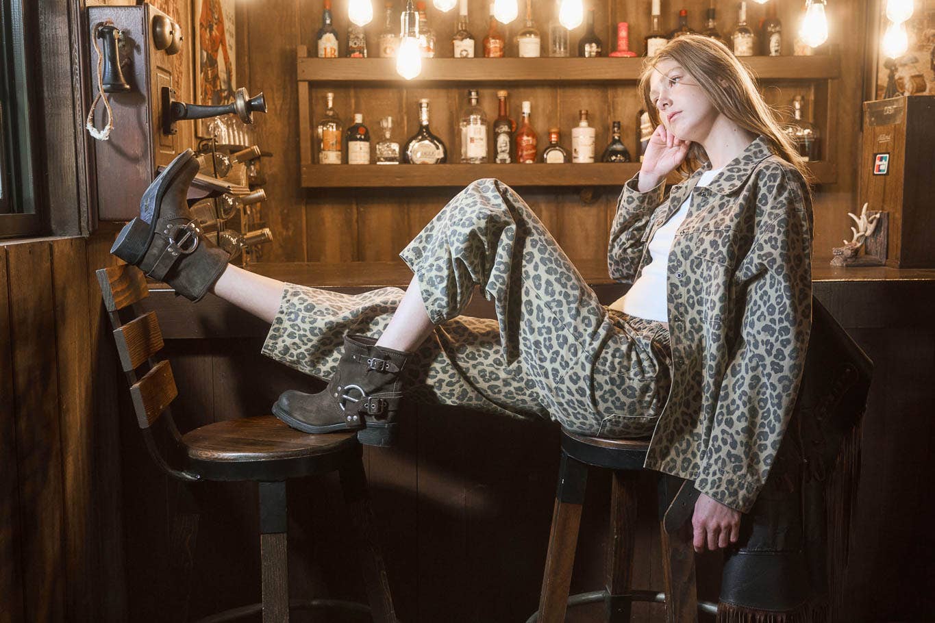 Leopard Parachute Pants