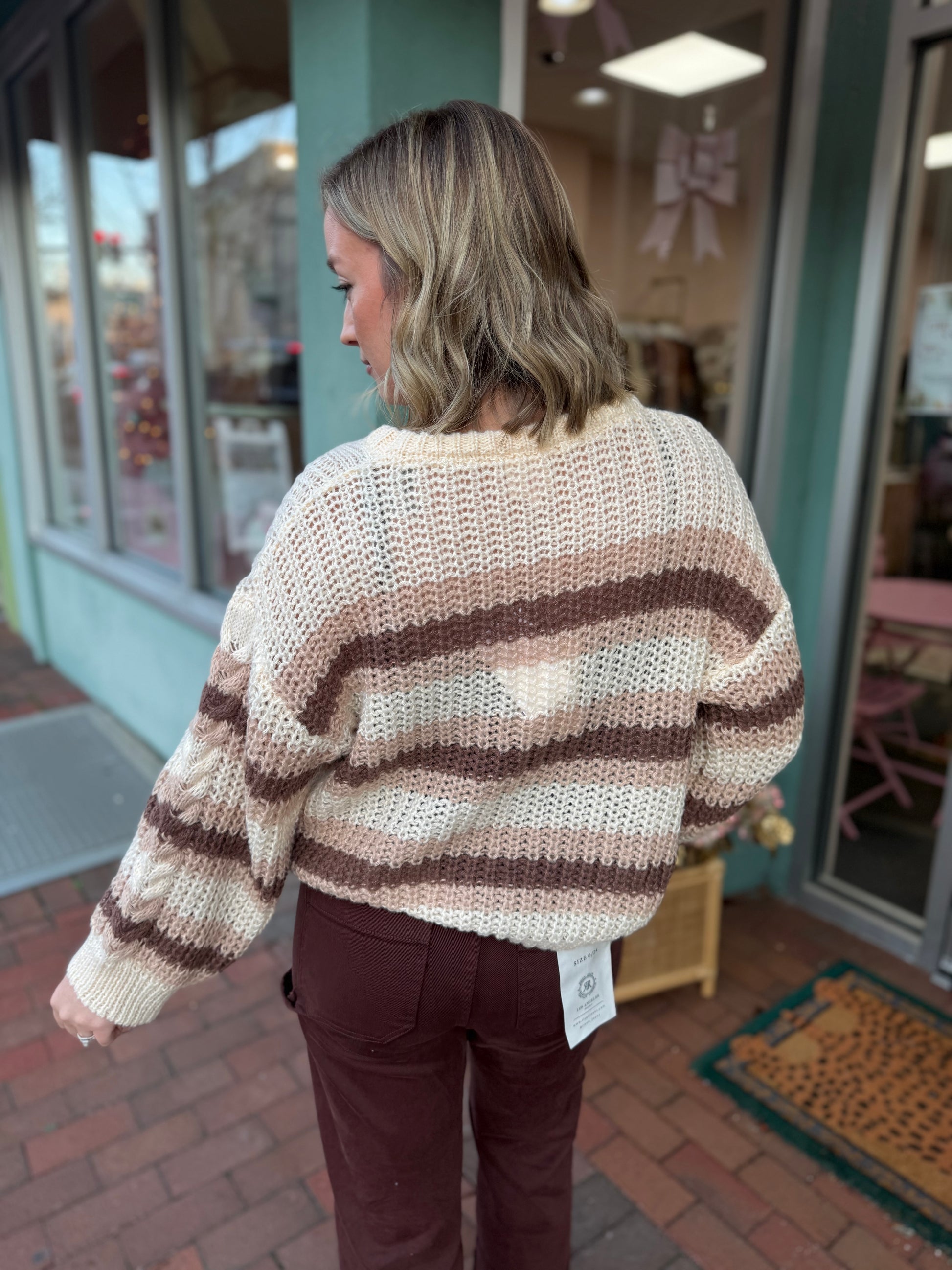 Butter Pecan Knit Sweater