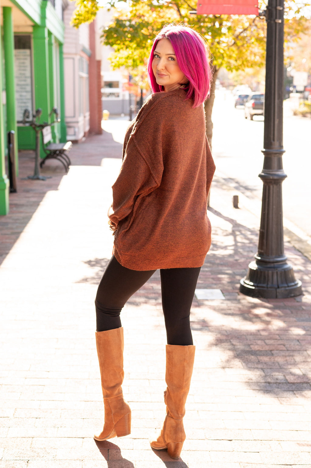 Falling Leaves Sweater [MULTIPLE COLORS]