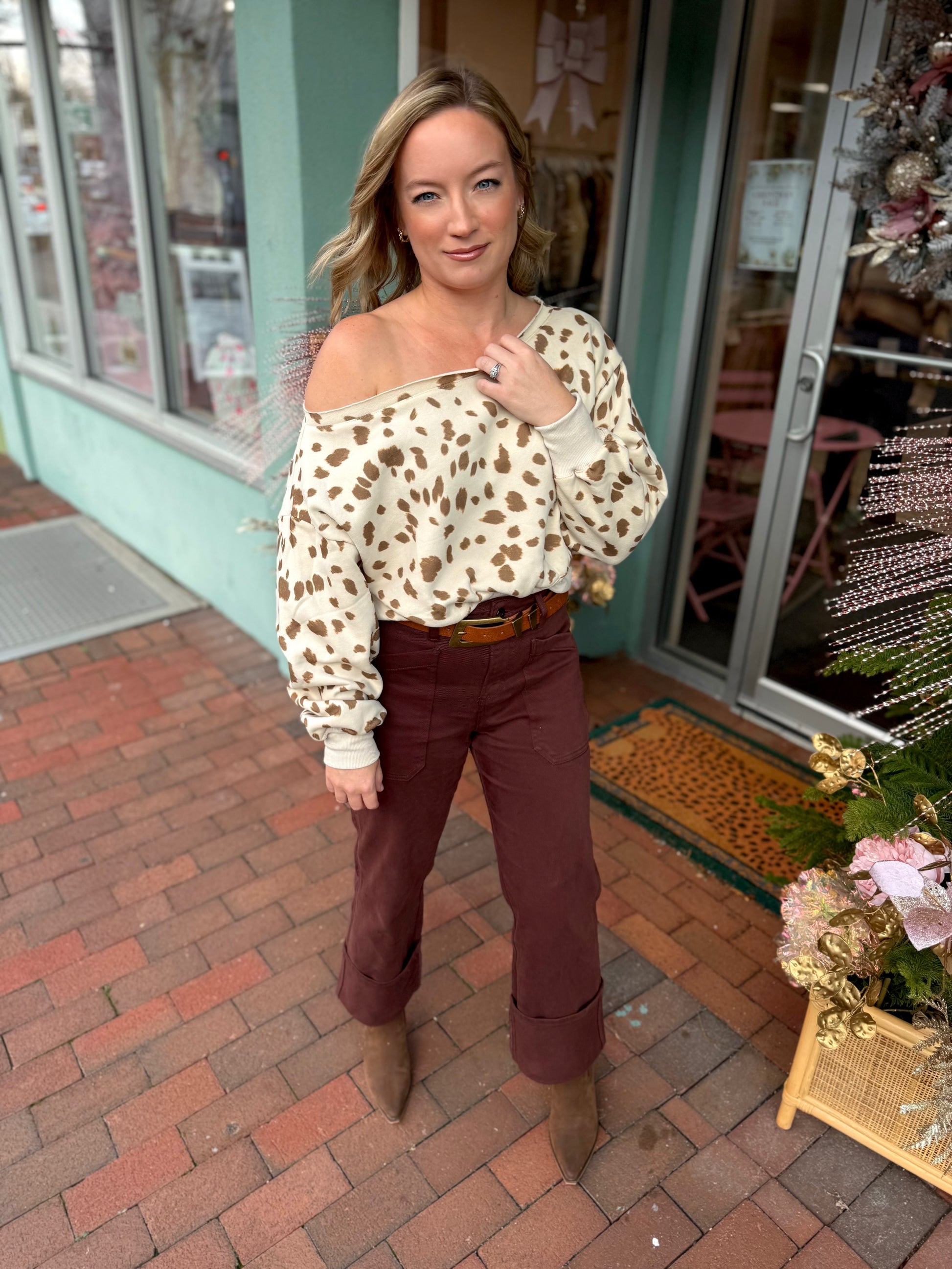 Simple Pleasures Leopard Top [MULTIPLE COLORS]