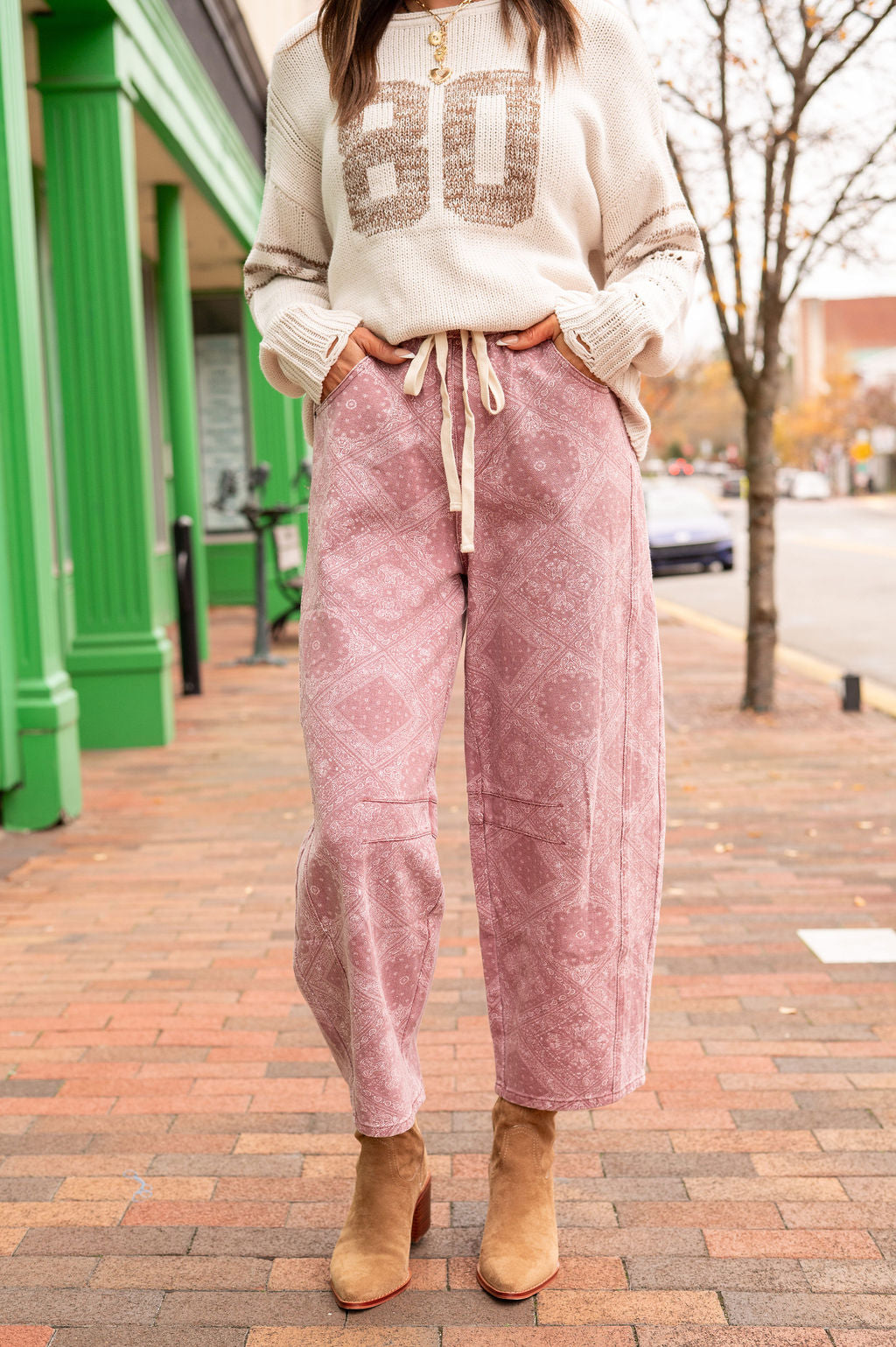 Kissed By Karma Paisley Pants