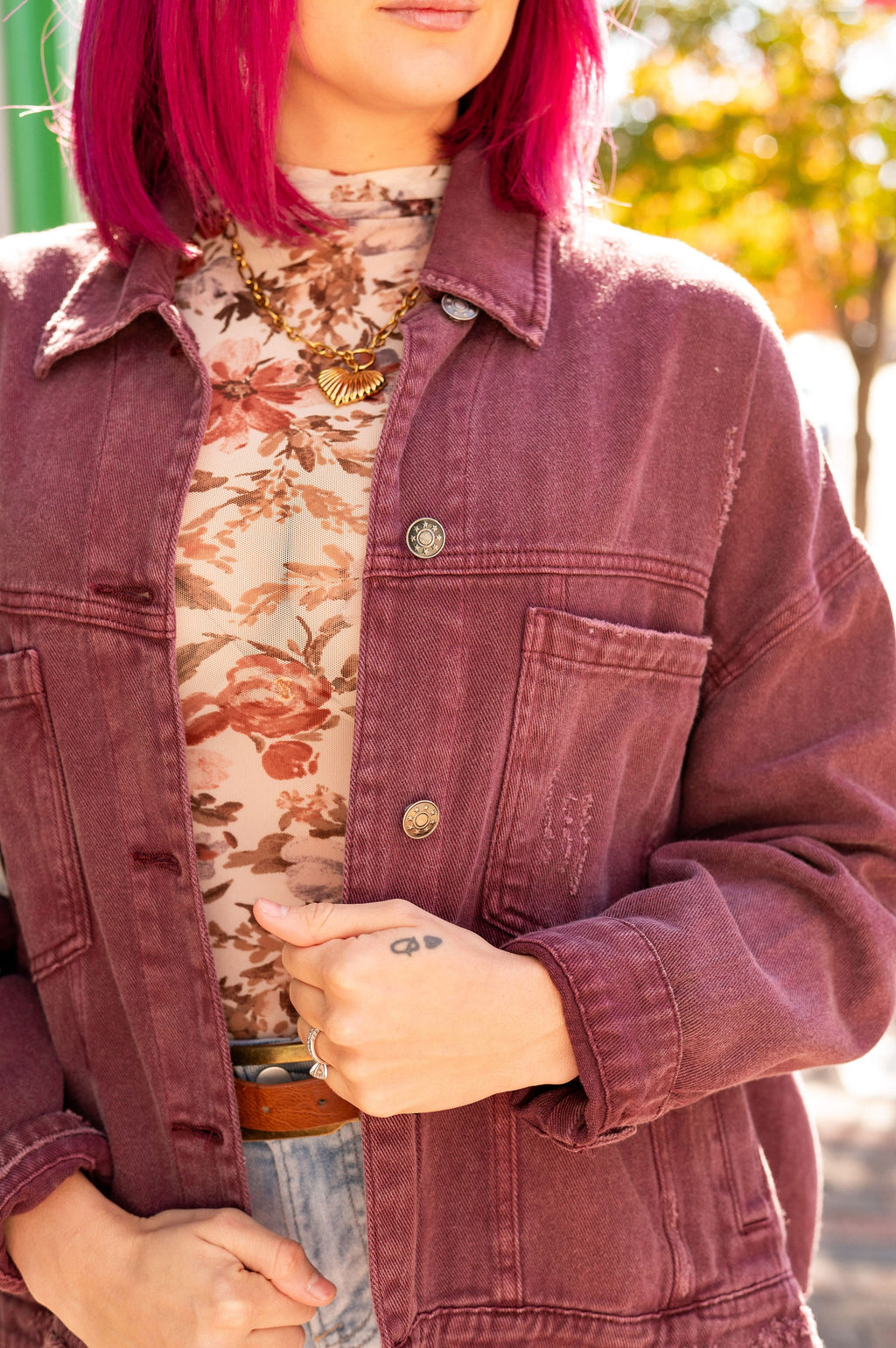 All That Denim Jacket [MULTIPLE COLORS]