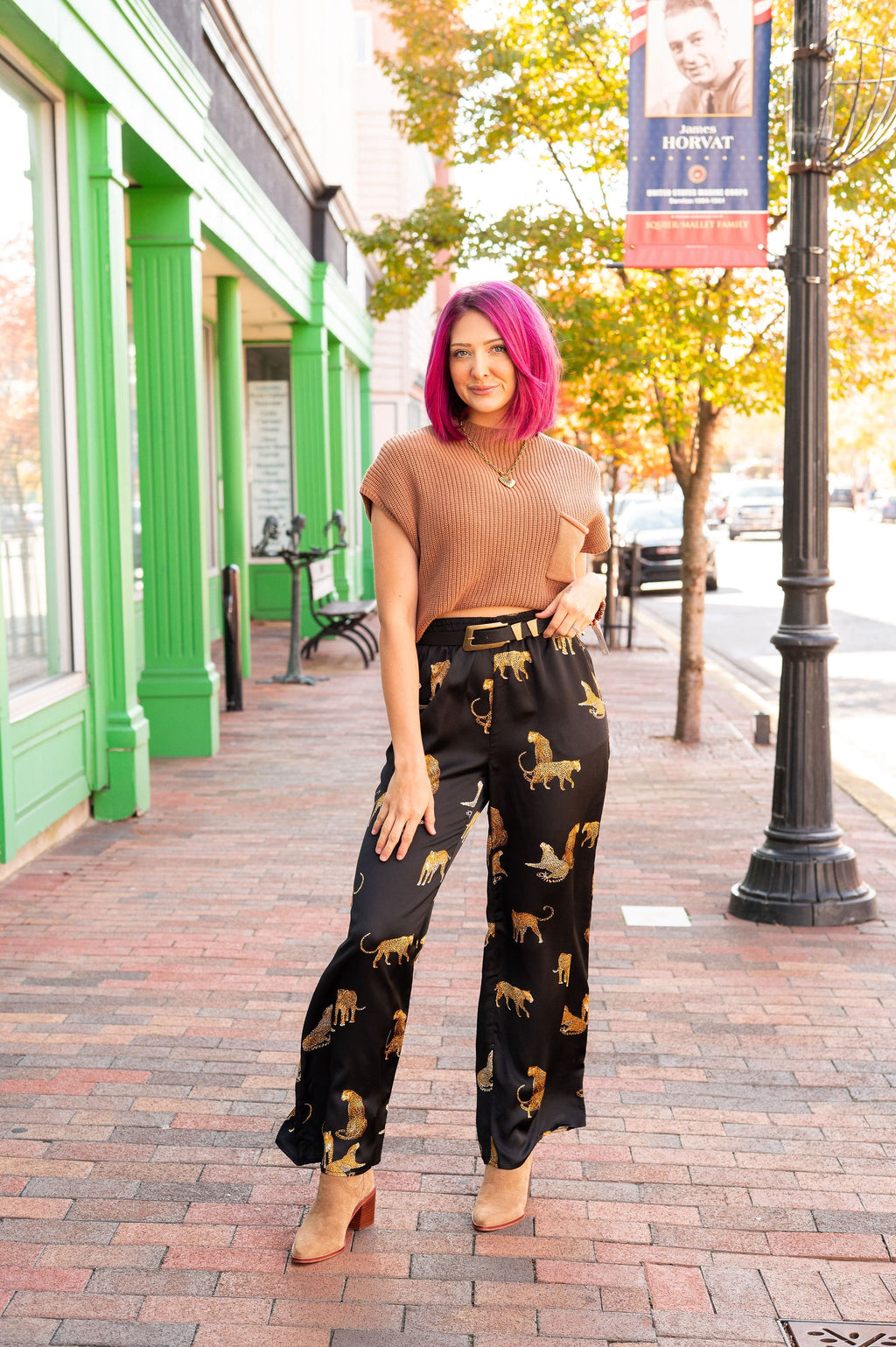 On The Prowl Satin Pants[MULTIPLE COLORS]
