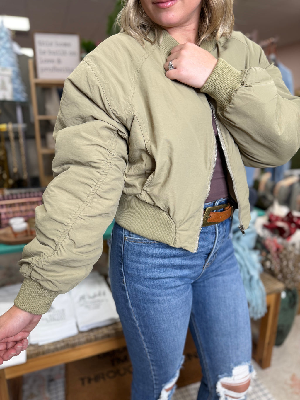 Woodlawn Whisper Bomber Jacket