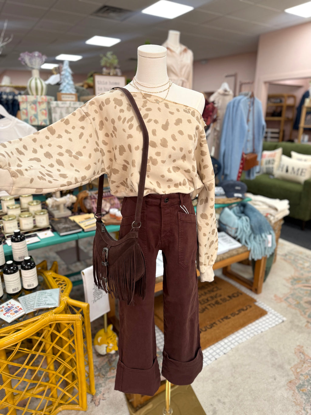 Simple Pleasures Leopard Top [MULTIPLE COLORS]