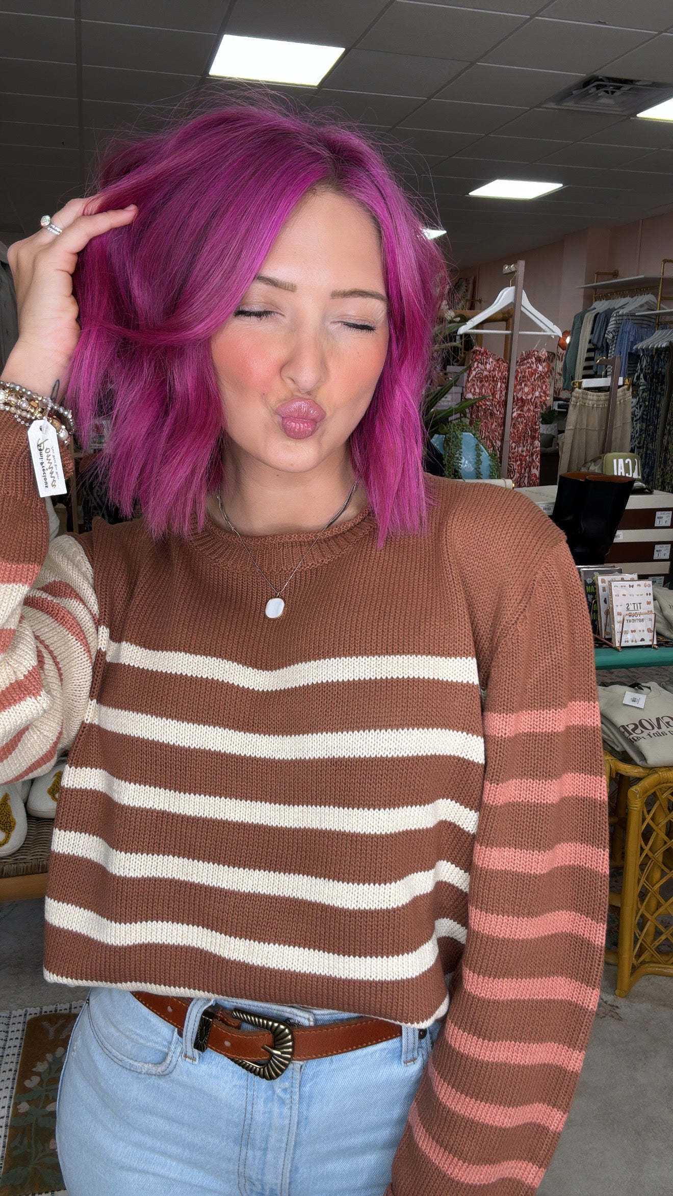 Cider Season Stripe Sweater