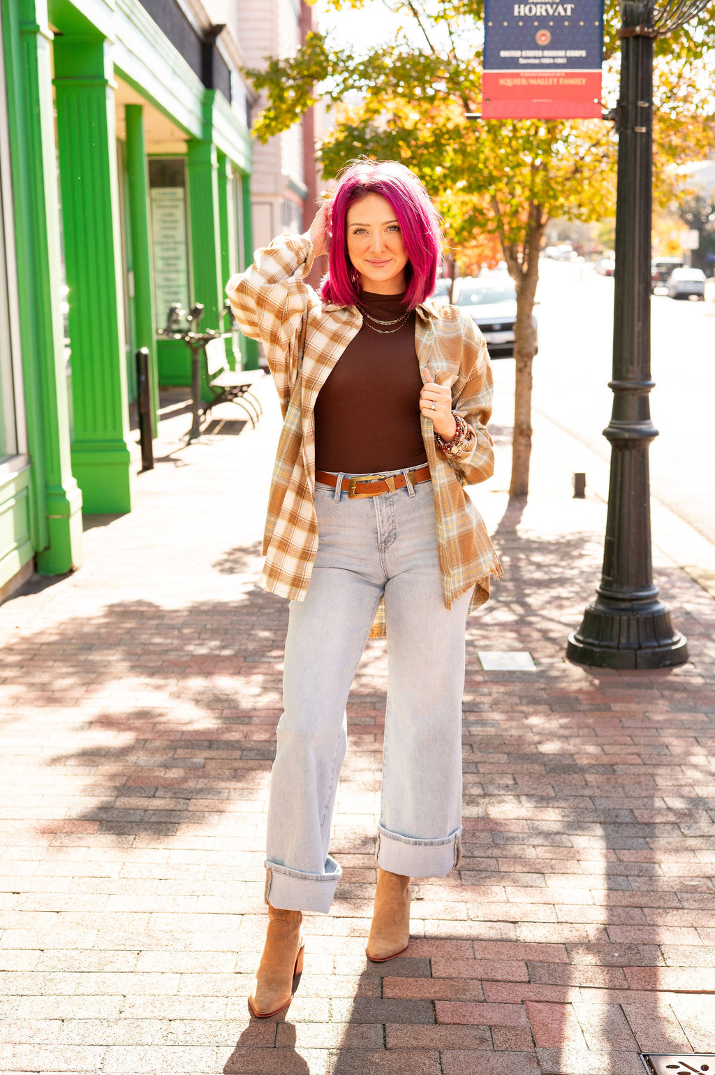 Noelle Flannel Shirt [MULTIPLE COLORS]