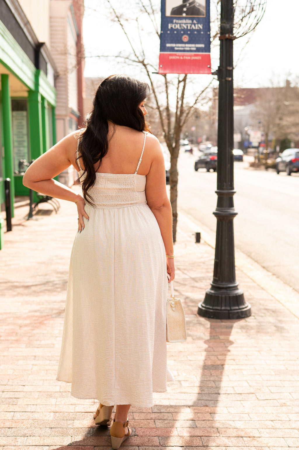 Harbor Lines Midi Dress