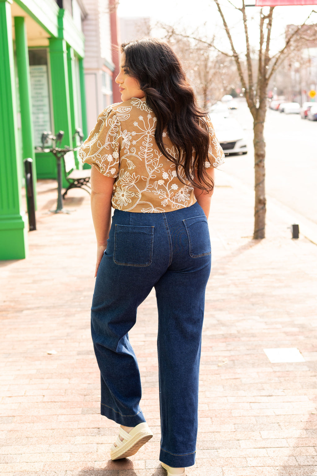 Marlow Embroidered Tie Top [MULTIPLE COLORS]