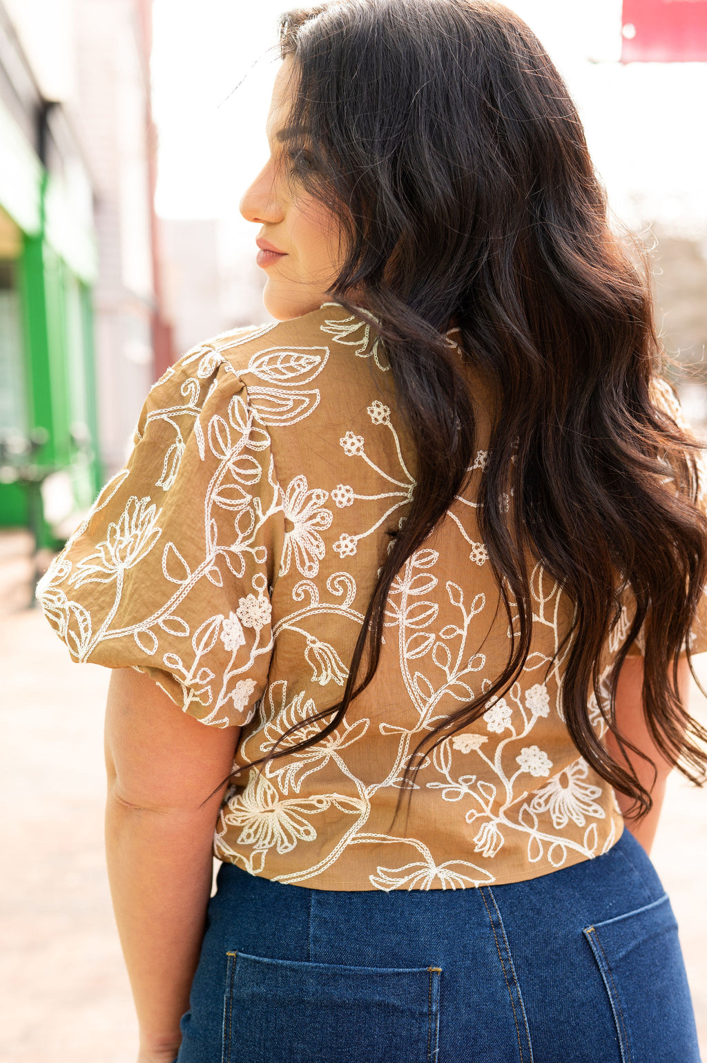 Marlow Embroidered Tie Top [MULTIPLE COLORS]