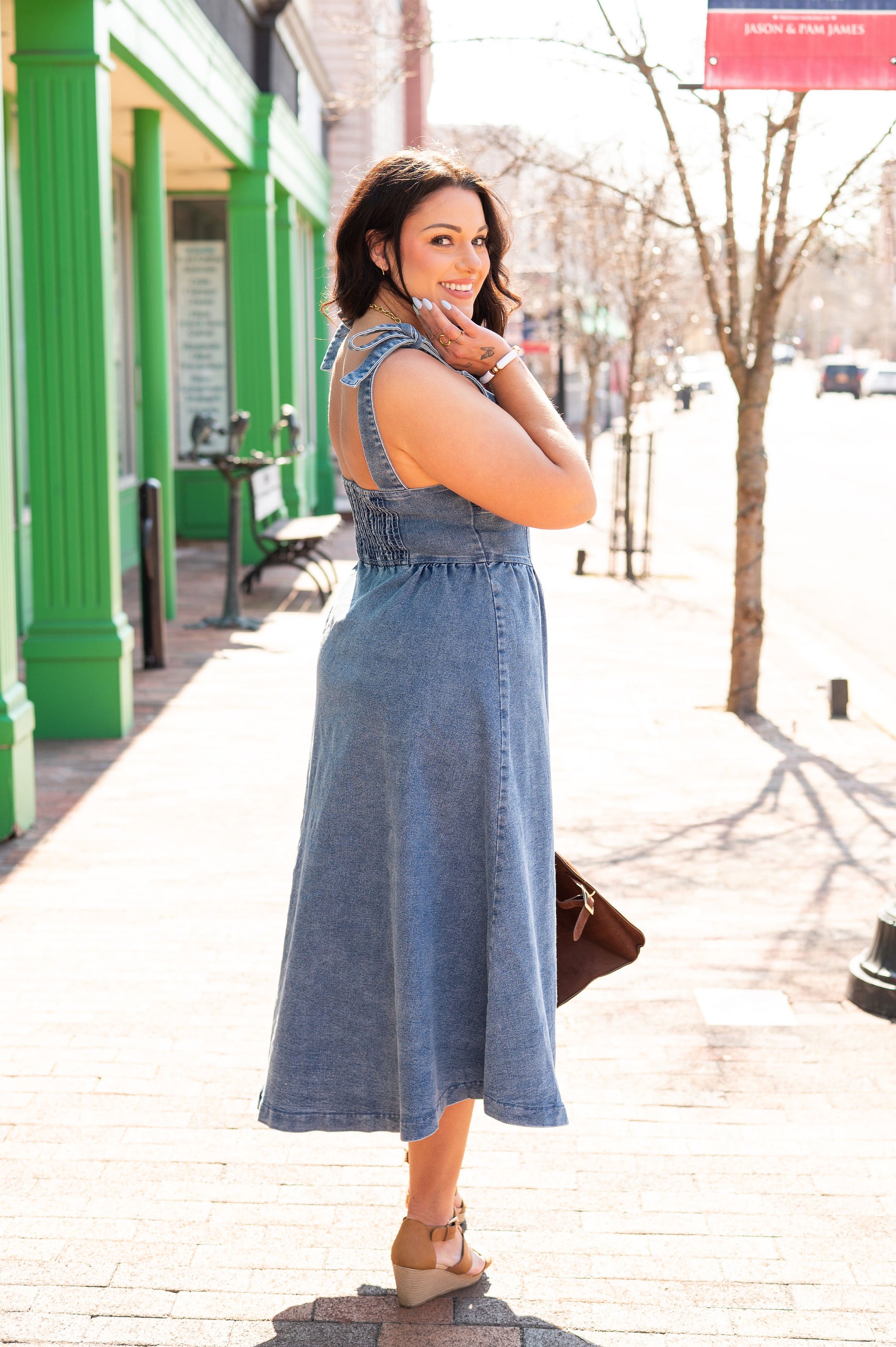 Breezy Beauty Denim Dress