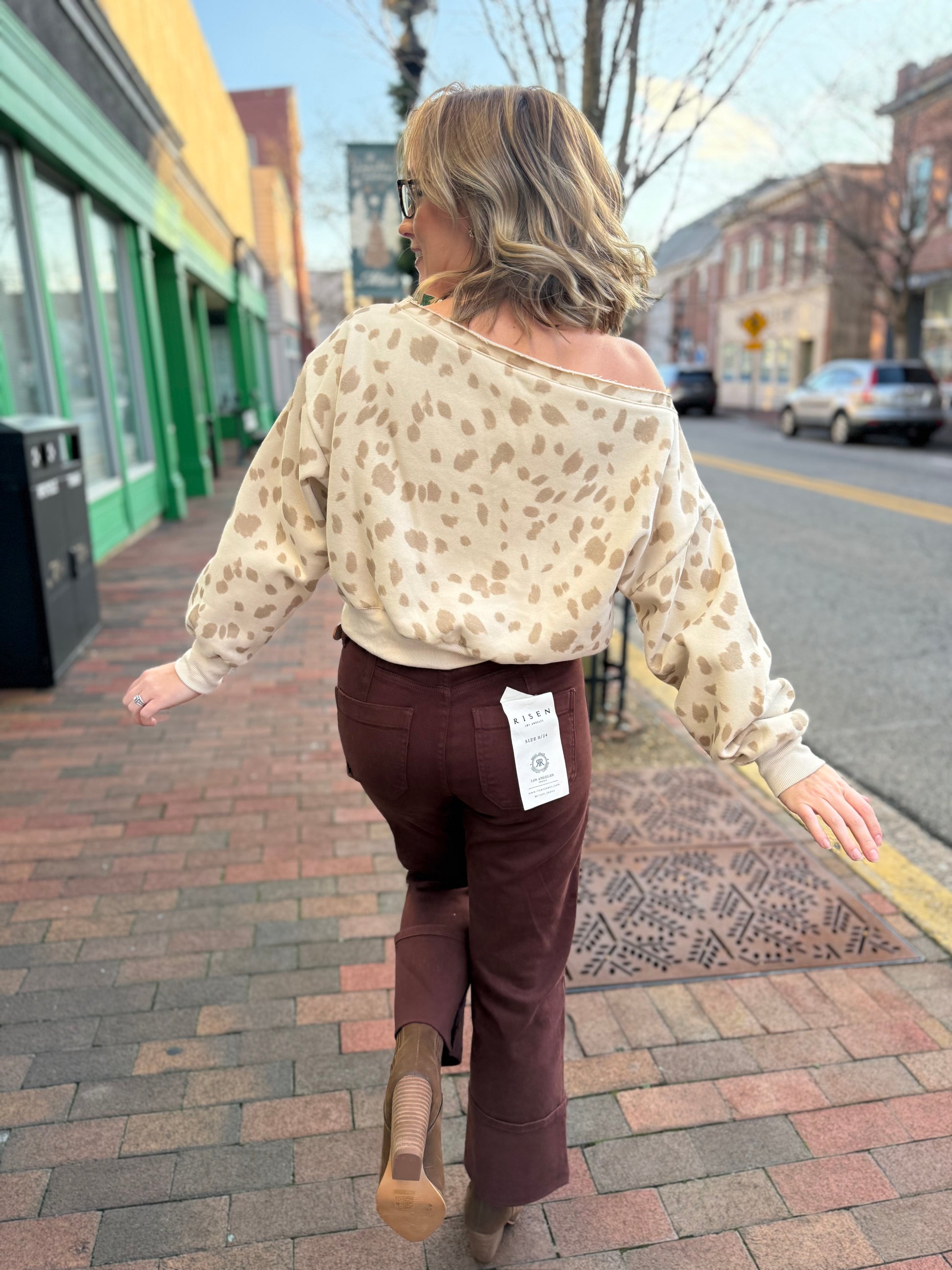 Simple Pleasures Leopard Top [MULTIPLE COLORS]