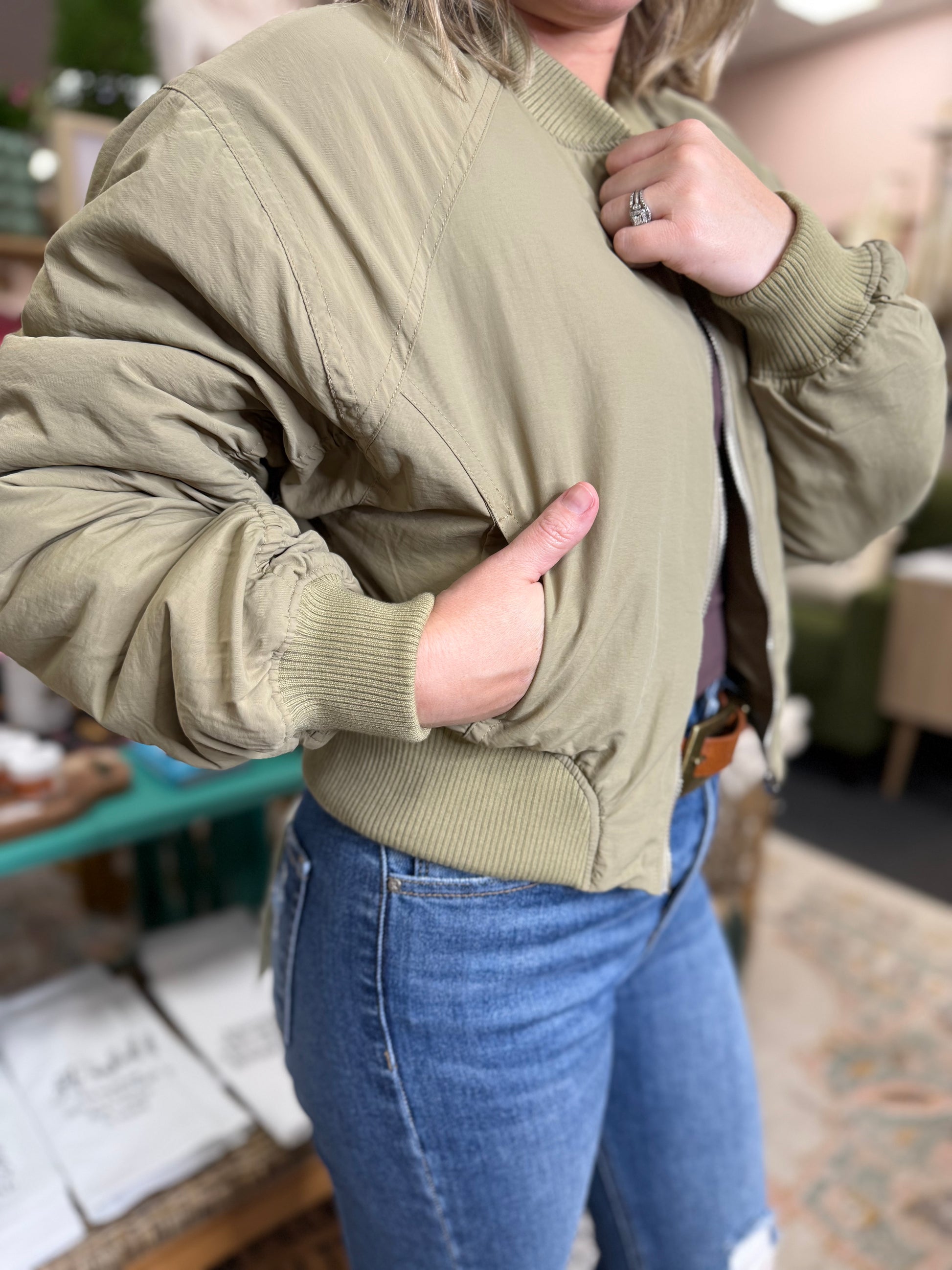 Woodlawn Whisper Bomber Jacket