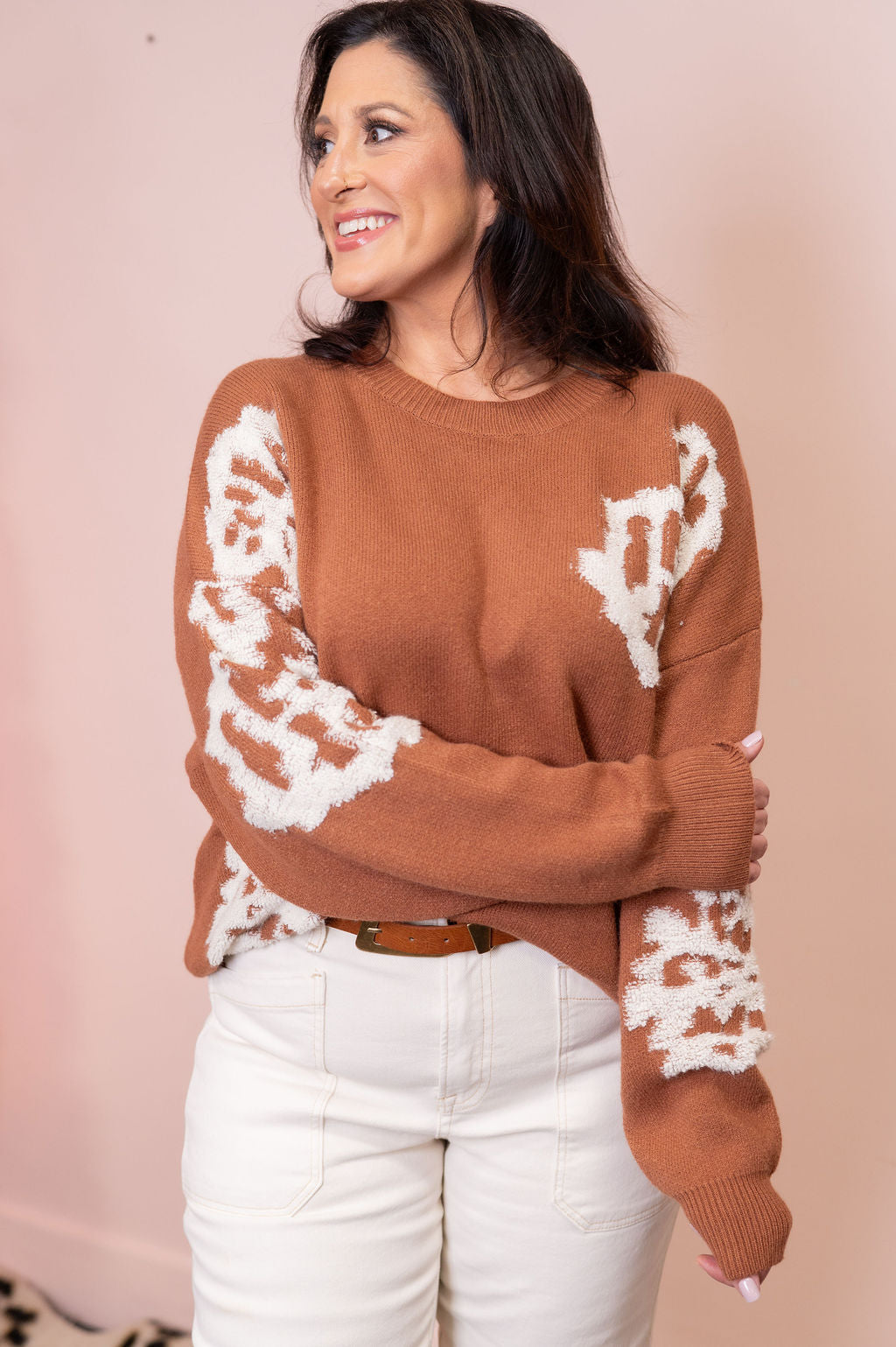 Work To Play Floral Sweater [MULTIPLE COLORS]