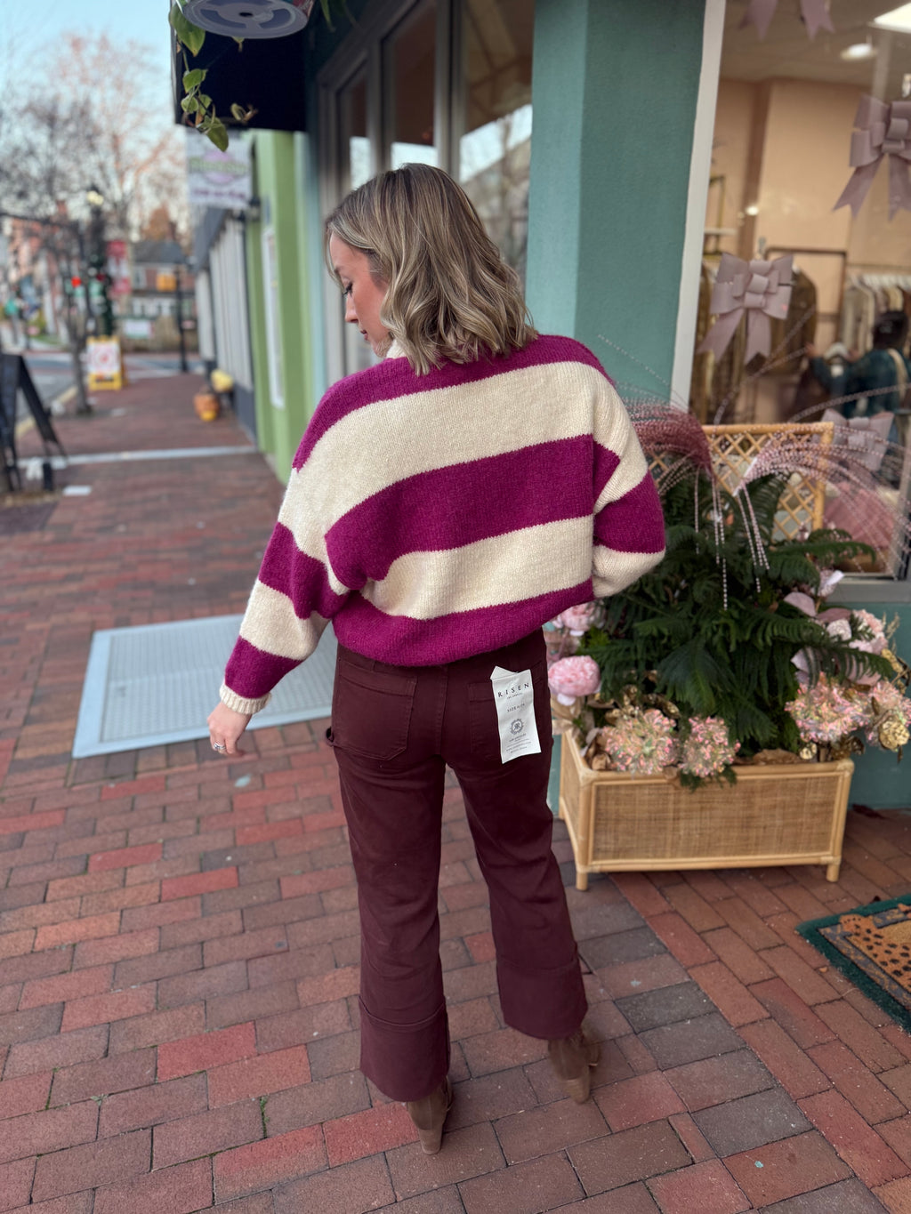 Sass & Class Stripe Sweater
