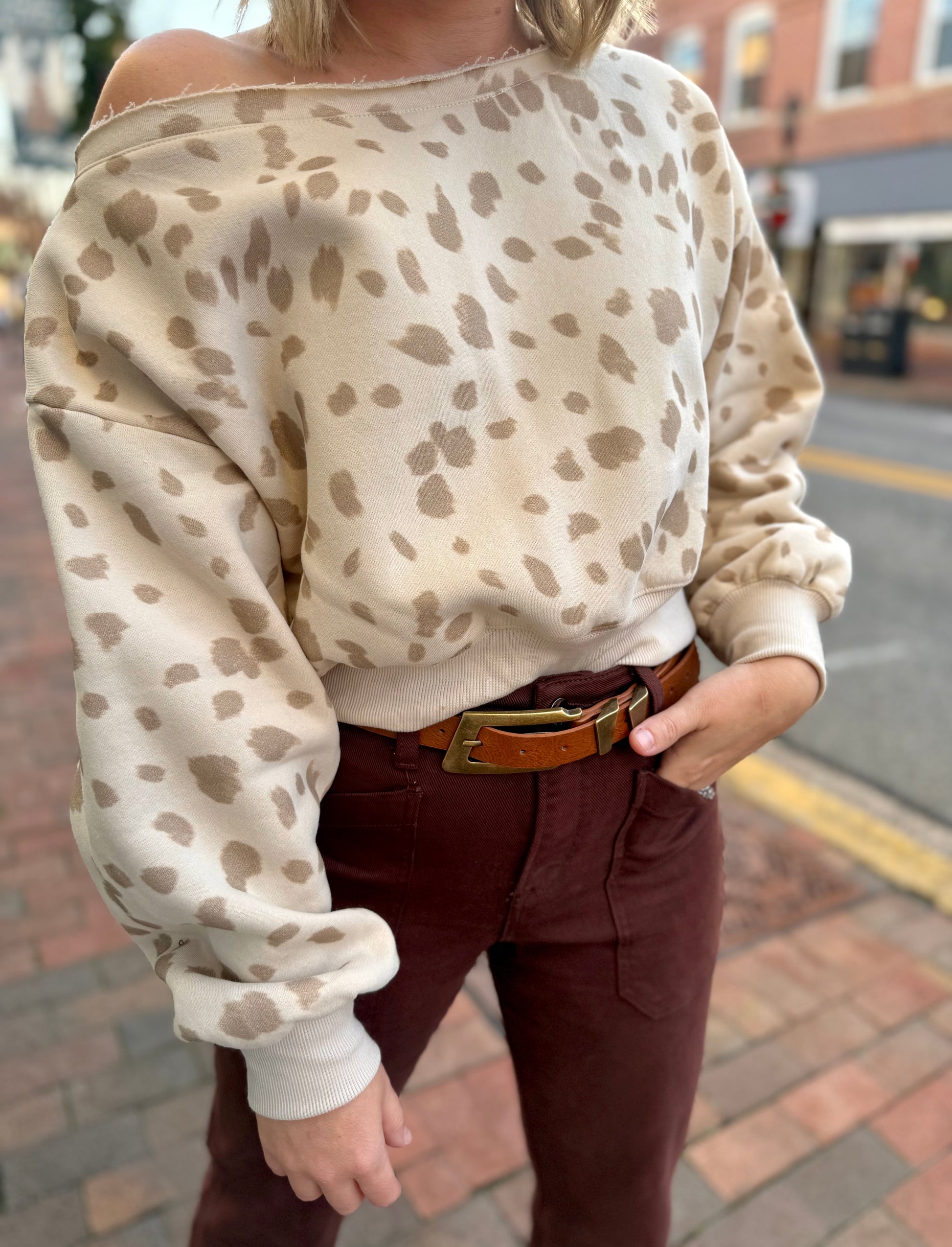 Simple Pleasures Leopard Top [MULTIPLE COLORS]