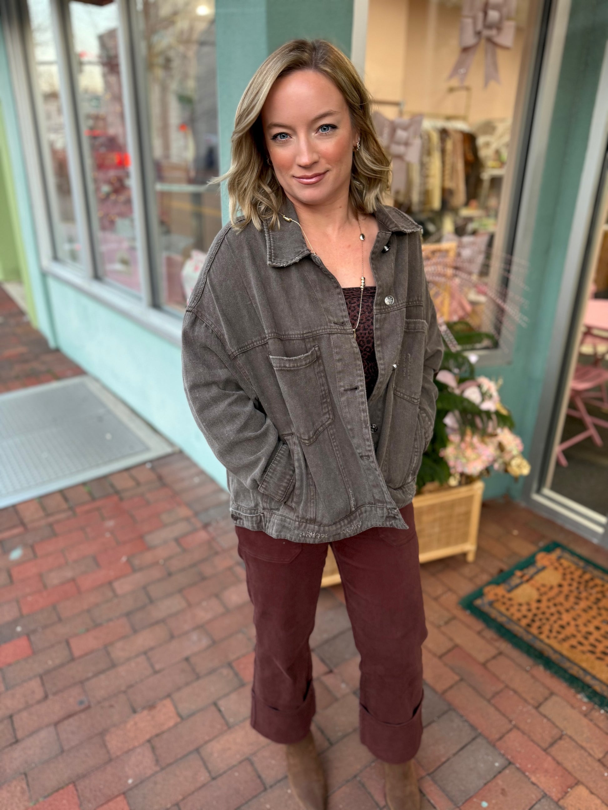 All That Denim Jacket [MULTIPLE COLORS]