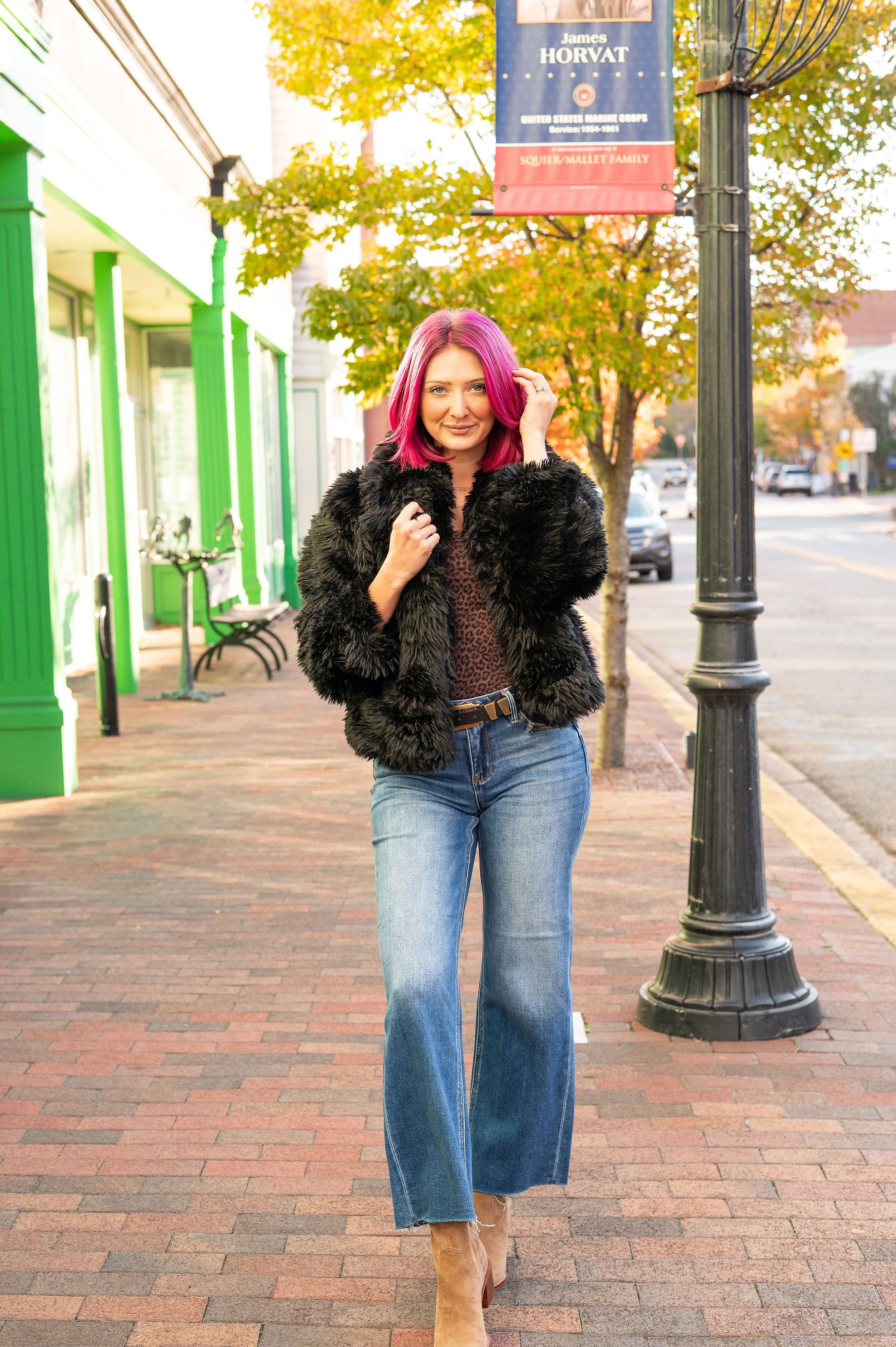 That Girl Faux Fur Jacket [MULTIPLE COLORS]