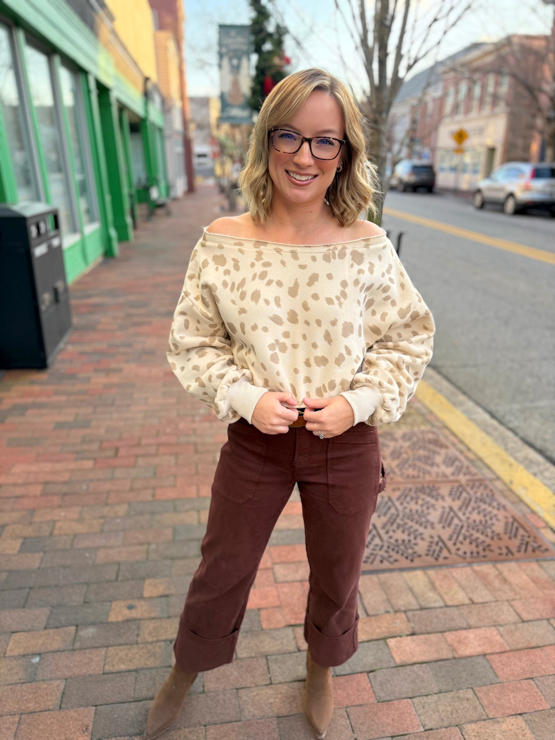 Simple Pleasures Leopard Top [MULTIPLE COLORS]