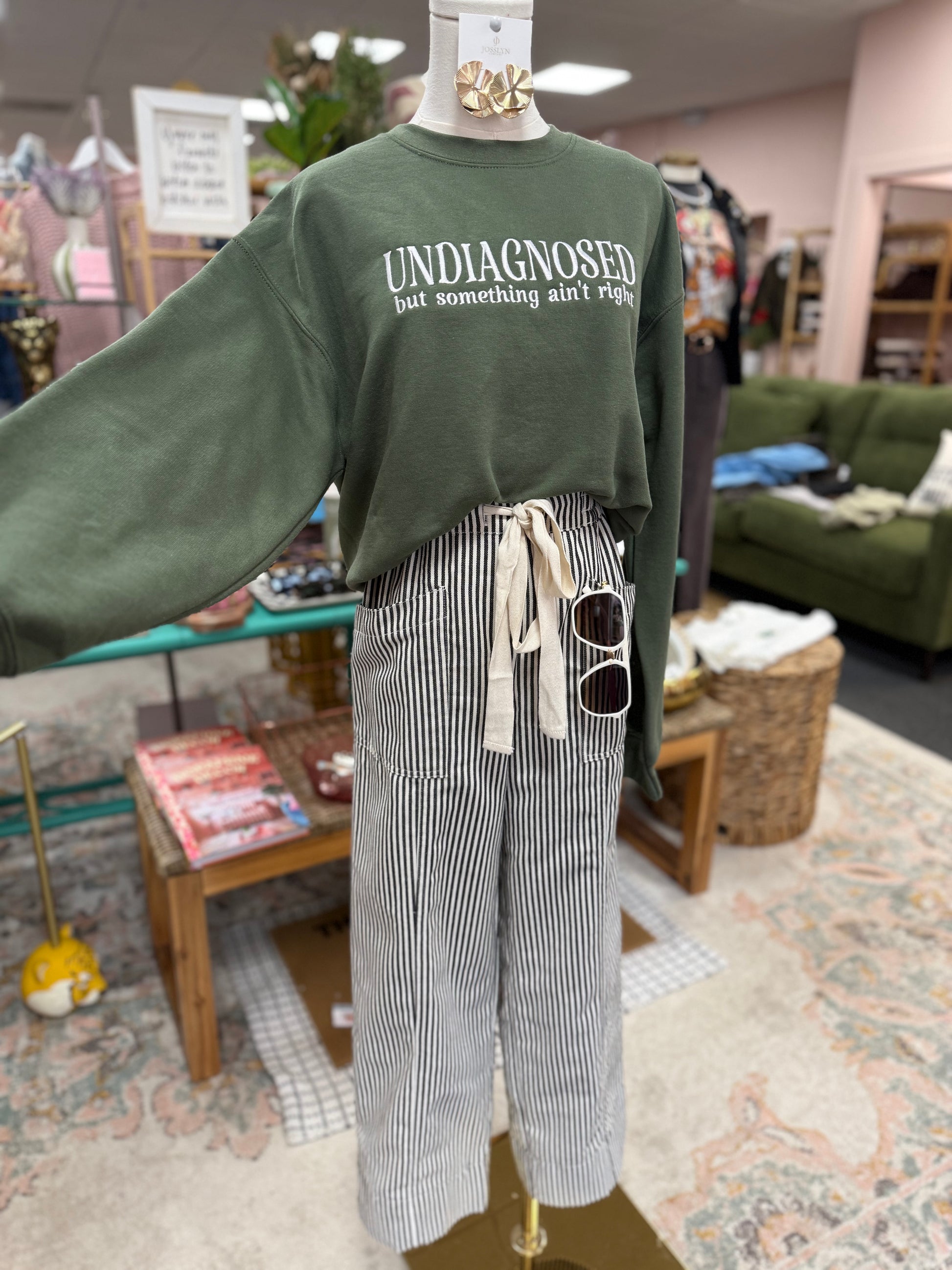 Undiagnosed Graphic Sweatshirt {SAGE}