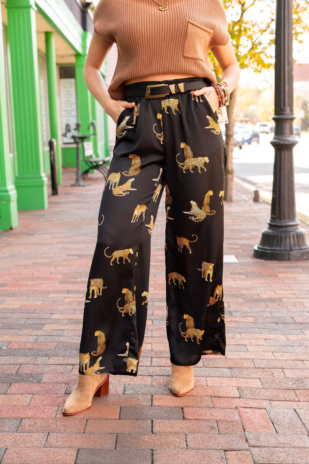 On The Prowl Satin Pants[MULTIPLE COLORS]