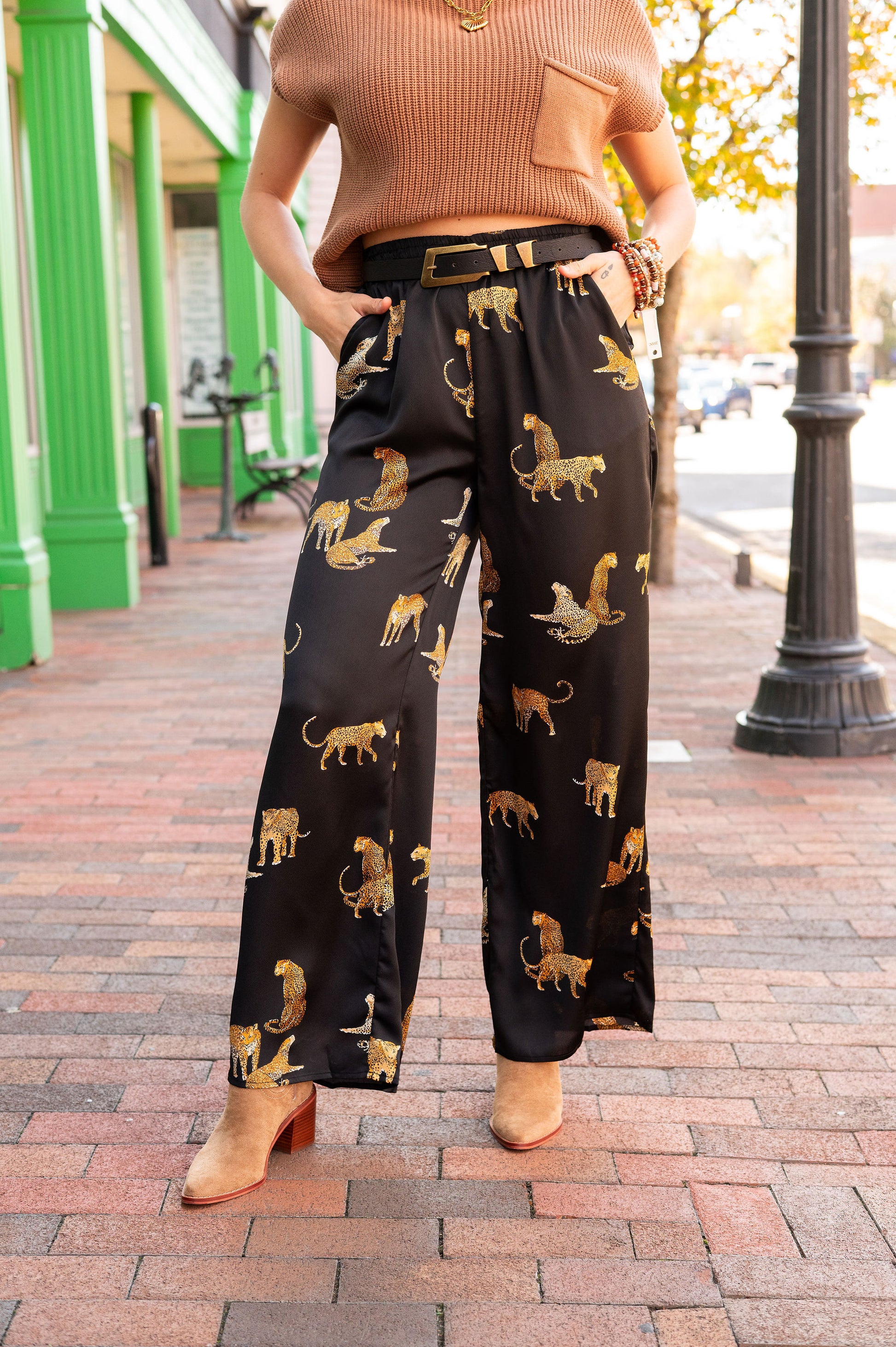 On The Prowl Satin Pants[MULTIPLE COLORS]