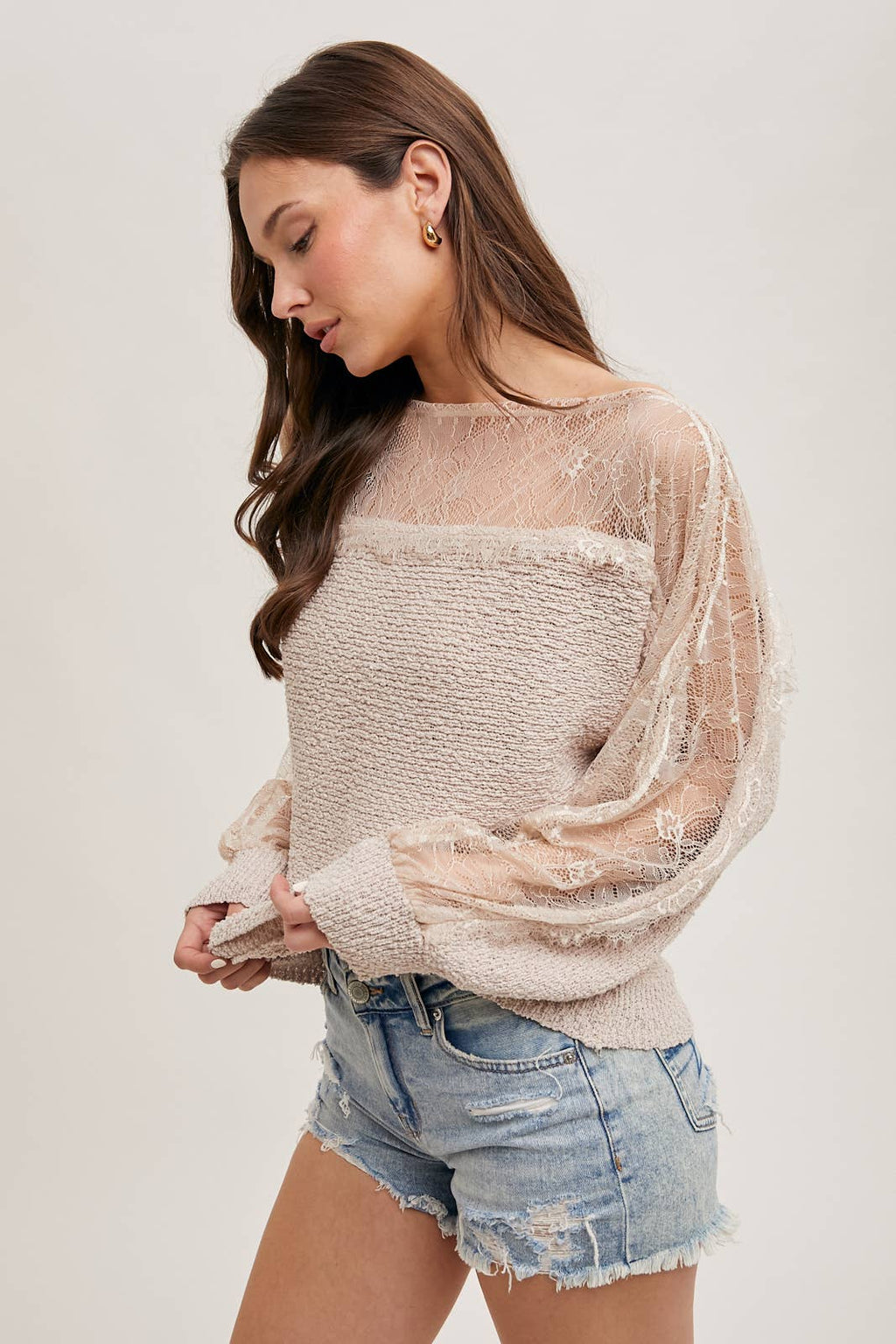 Tell Me More Lace Sweater [MULTIPLE COLORS]
