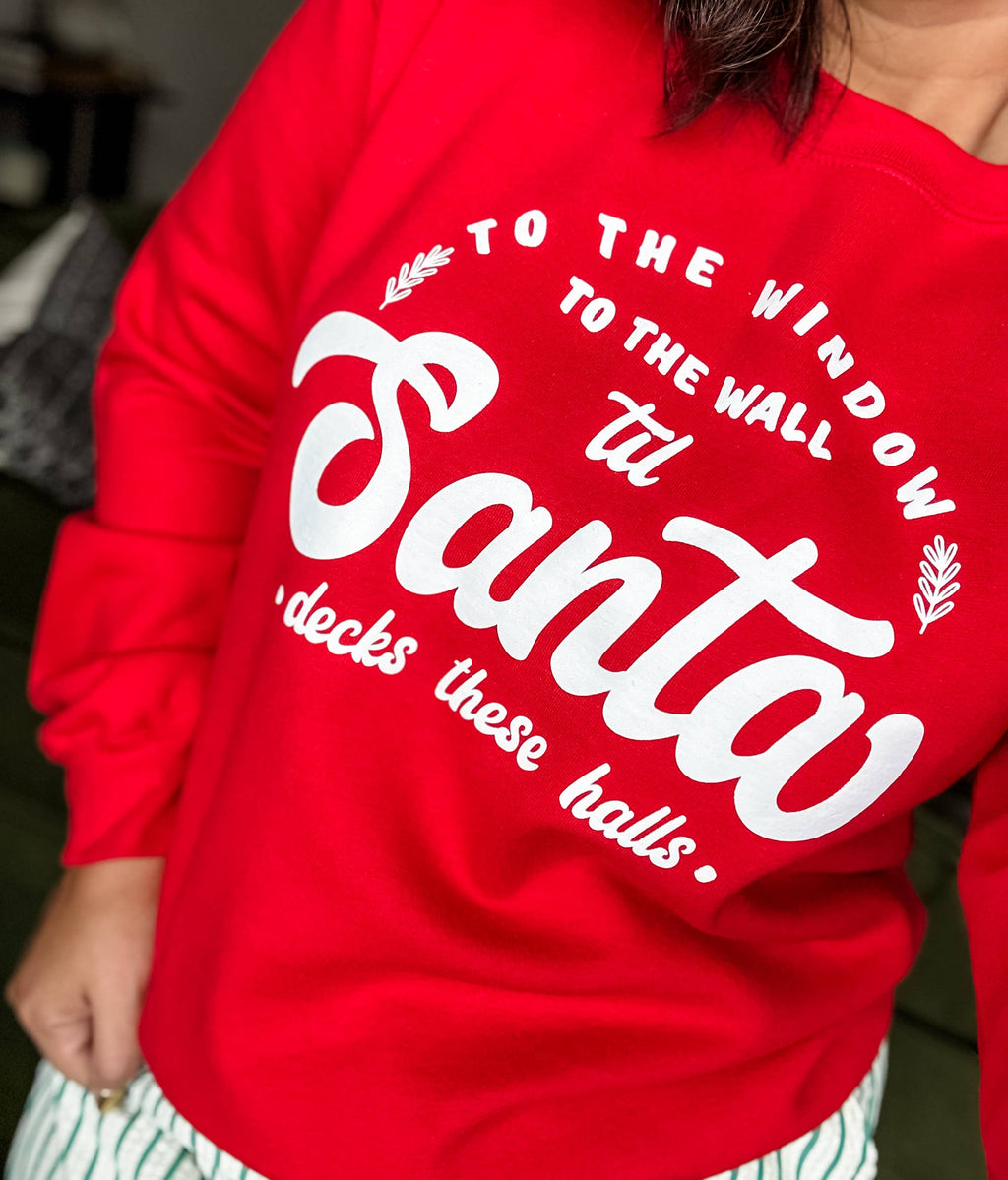 Santa Decks These Halls Sweatshirt
