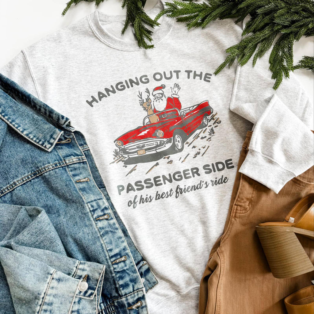 Santas Car Christmas Crewneck