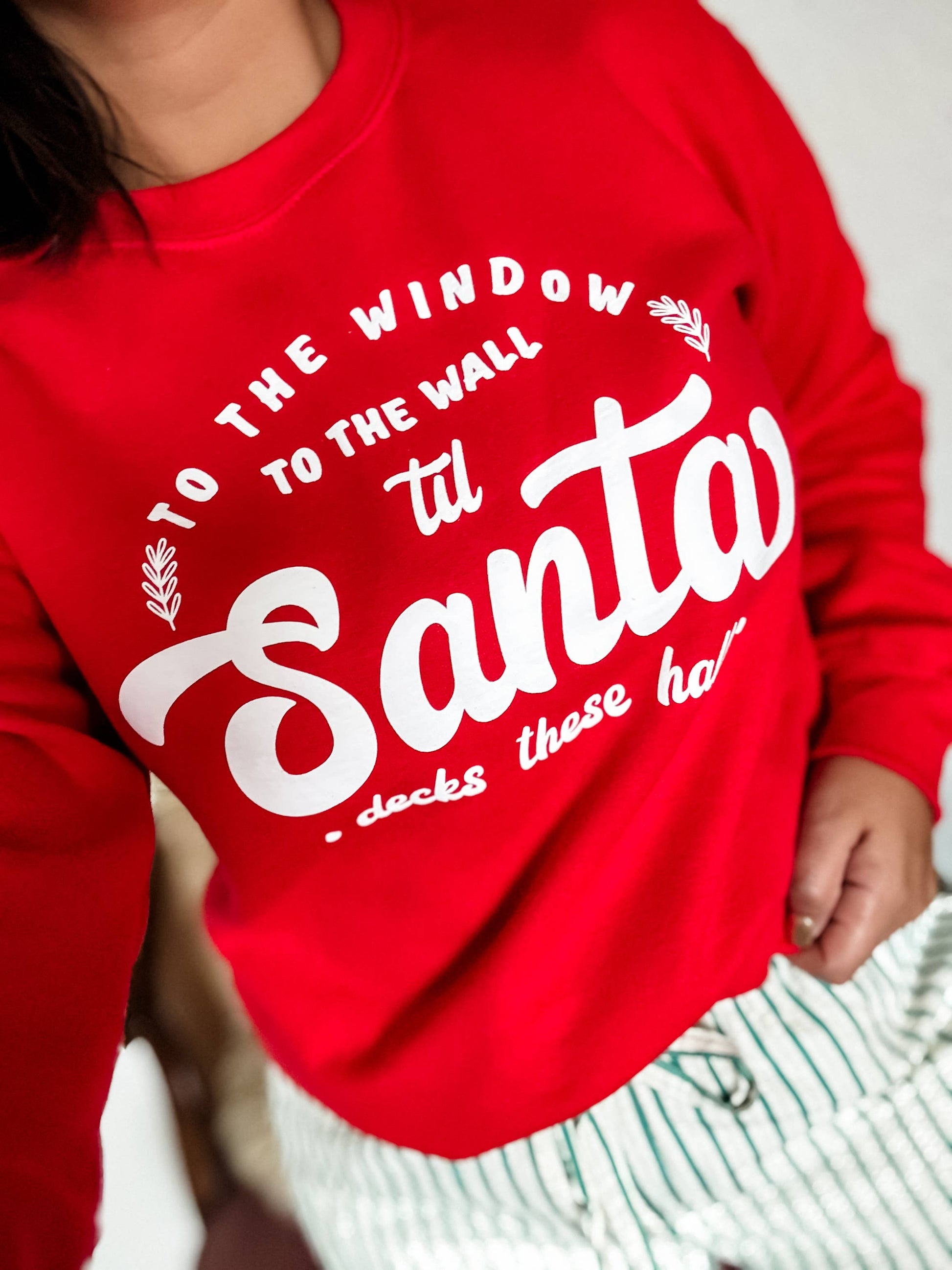 Santa Decks These Halls Sweatshirt