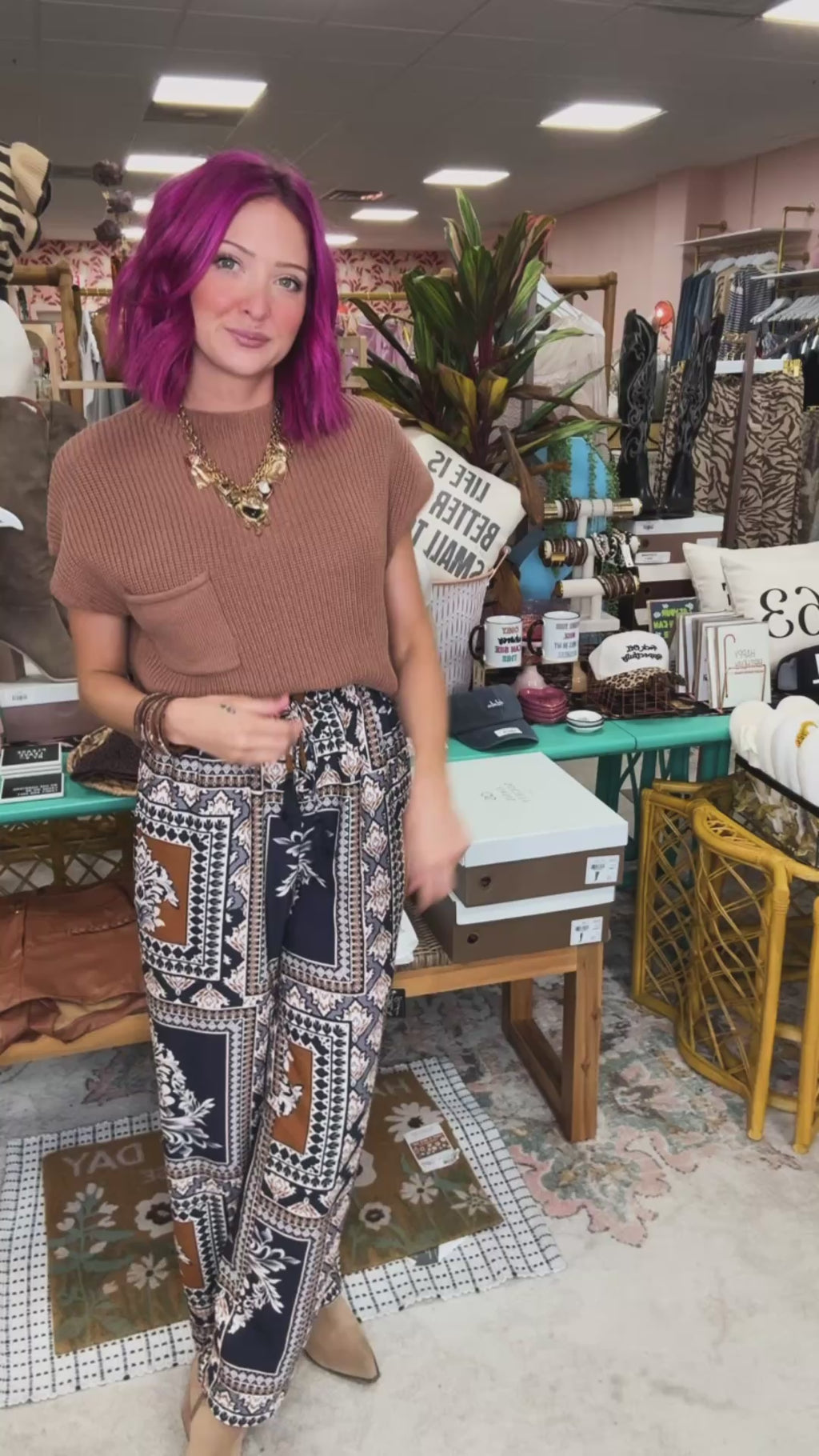 Autumn Lane Palazzo Pants