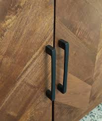 NEW Modern Chevron 4 Door Sideboard