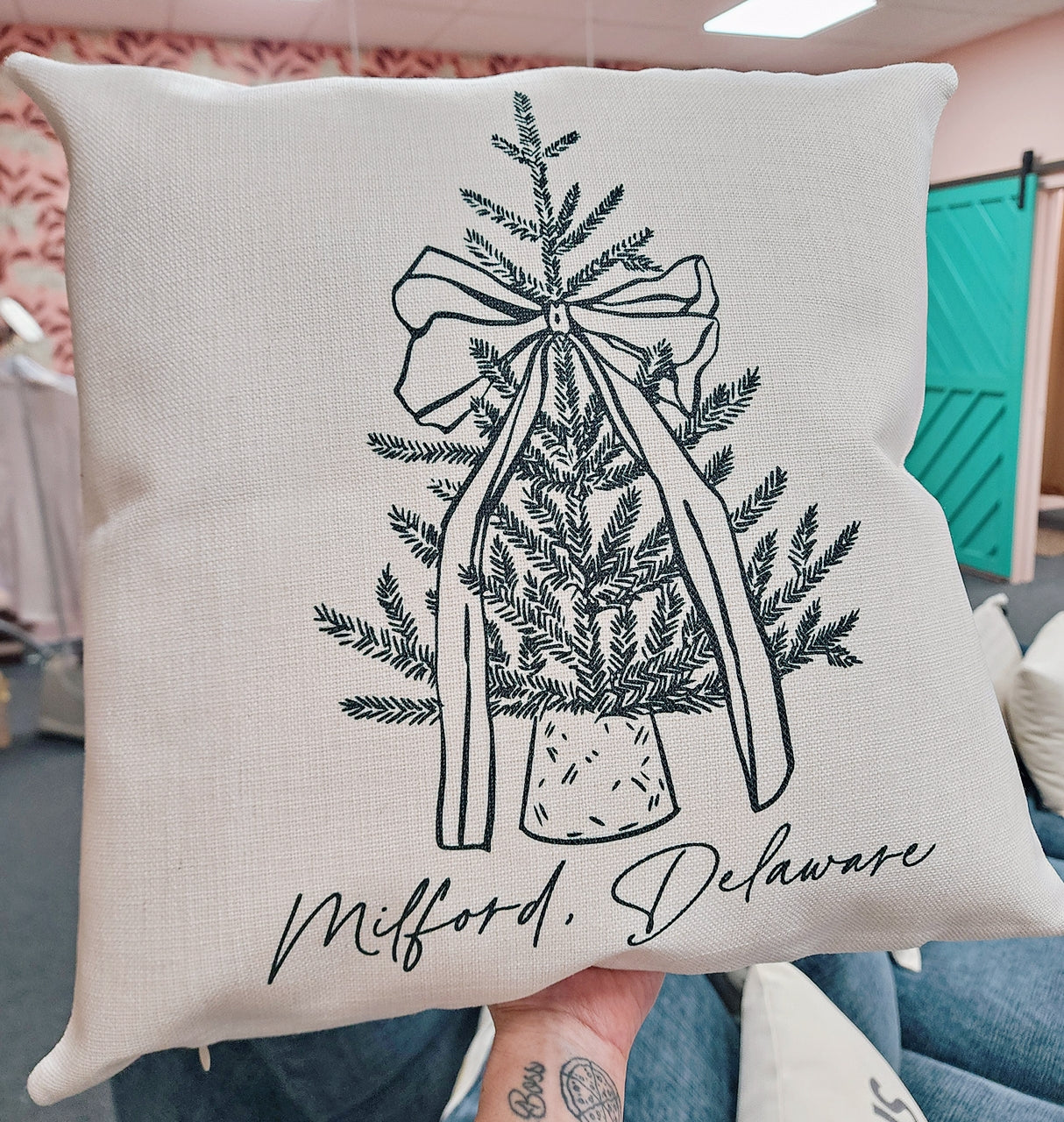 Milford Christmas Pillow